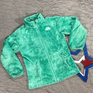 North Face zipper fleece jacket, girls size Large